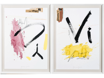 Tinto & Cinabrio - Paper Painting by NOVOCUADRO ART COMPANY - view 2